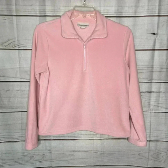 Chadwicks Womens Fleece Jackets Bundle Medium Pink Blue Full Zip Long Sleeved - Picture 8 of 13
